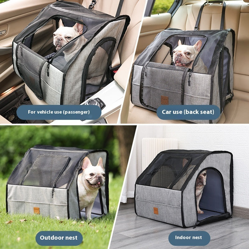 Portable Foldable Waterproof And Hard-wearing Pet Carrier