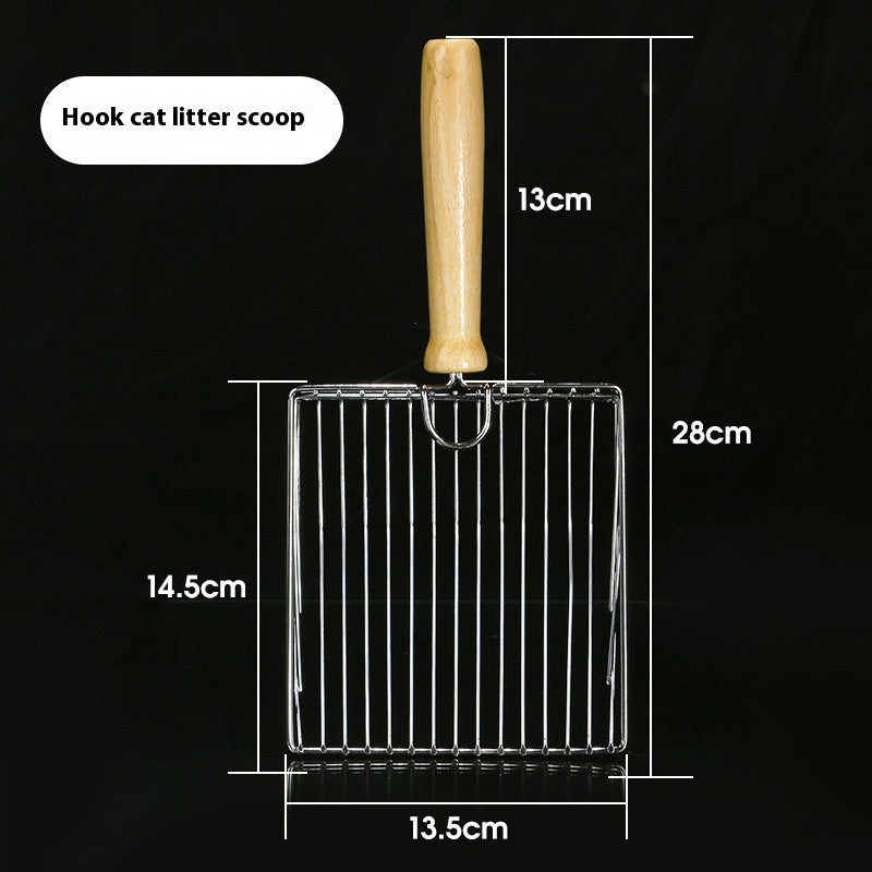 Metal Cat Litter Scoop Large Small Hole Cat Shovel Shit Shovel 6 Generation Cat Litter