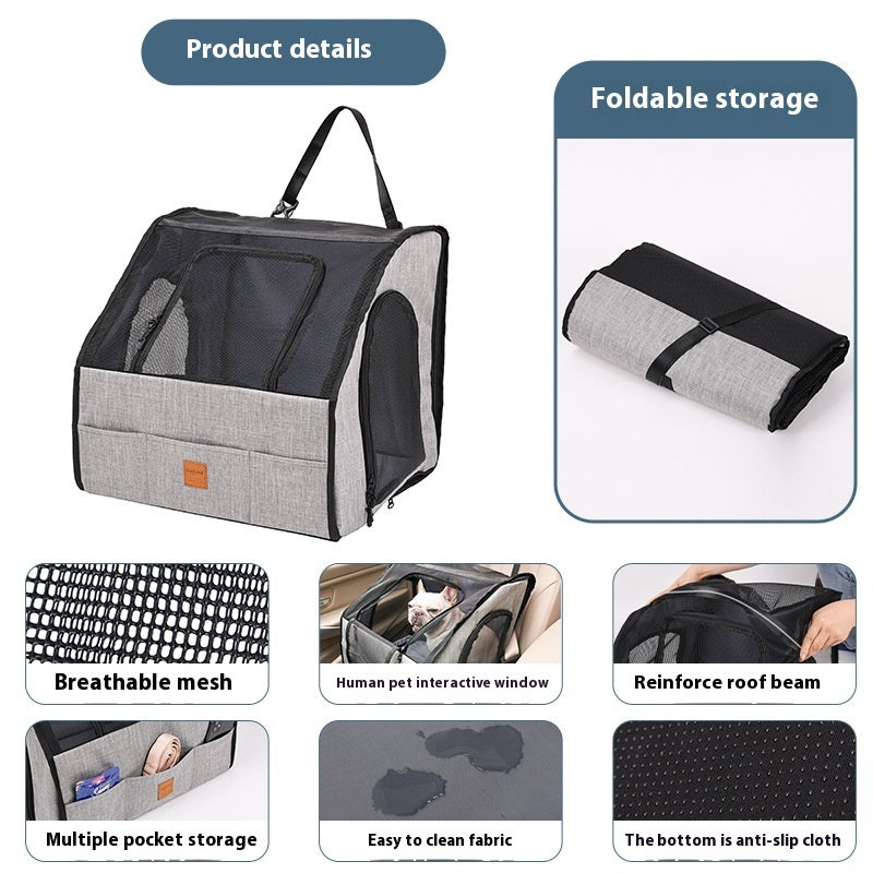 Portable Foldable Waterproof And Hard-wearing Pet Carrier