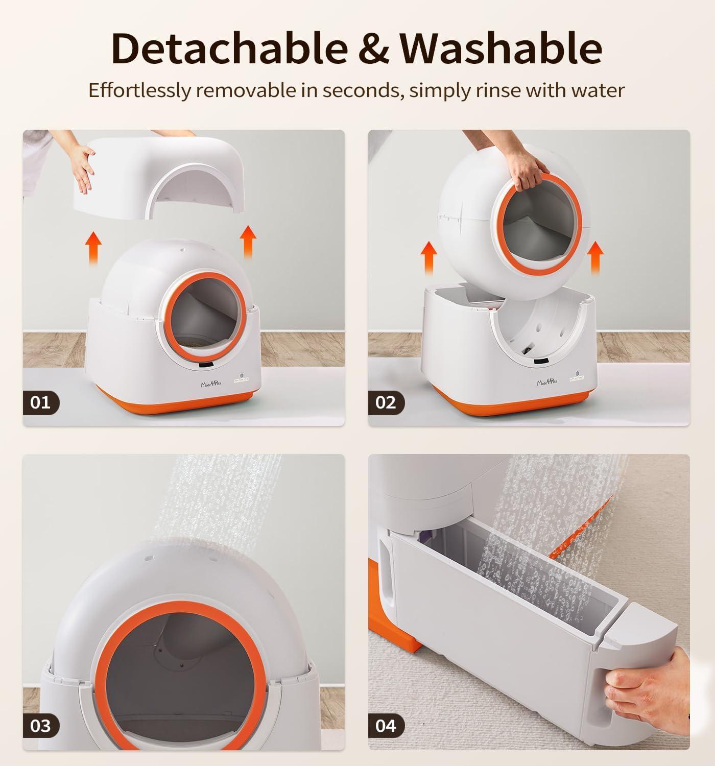 60L Automatic Cat Litter Box